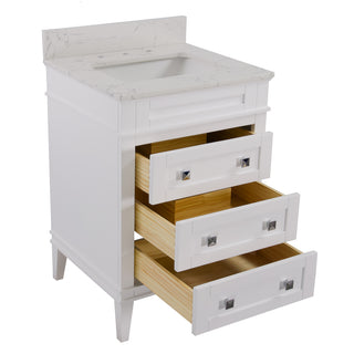 Eleanor 24-inch Vanity with Engineered Marble Top