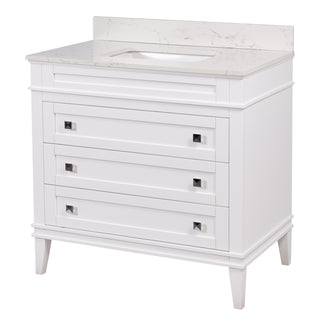 Eleanor 36-inch Vanity with Engineered Marble Top