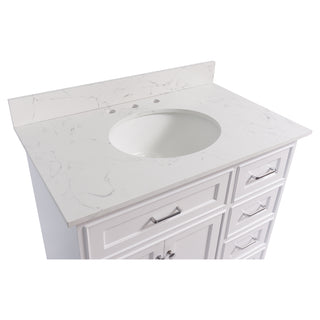 Aria 36-inch Vanity with Engineered Marble Top