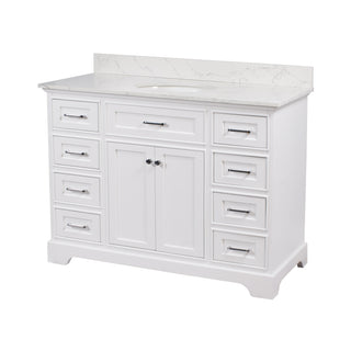 Aria 48-inch Vanity with Engineered Marble Top