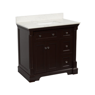 Sydney 36-inch Vanity with Engineered Marble Top