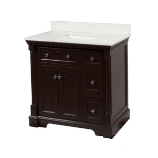 Sydney 36-inch Vanity with Engineered Marble Top