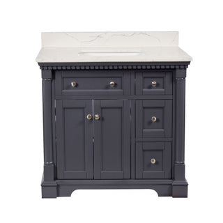 Sydney 36-inch Vanity with Engineered Marble Top