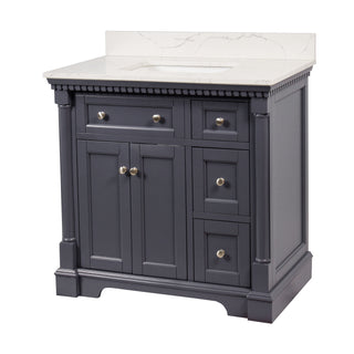 Sydney 36-inch Vanity with Engineered Marble Top