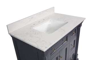 Sydney 36-inch Vanity with Engineered Marble Top