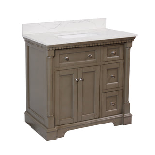 Sydney 36-inch Vanity with Engineered Marble Top