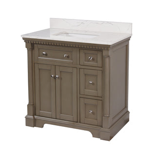 Sydney 36-inch Vanity with Engineered Marble Top