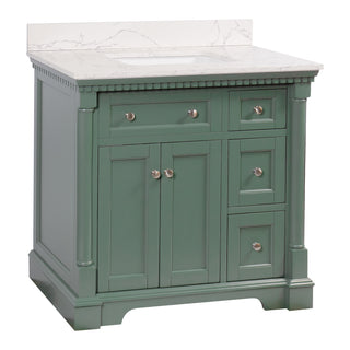 Sydney 36-inch Vanity with Engineered Marble Top