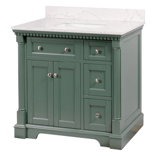 Sydney 36-inch Vanity with Engineered Marble Top