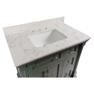 Sydney 36-inch Vanity with Engineered Marble Top