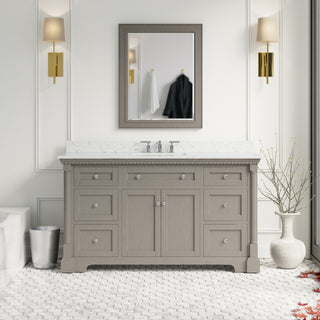 Sydney 60-inch Single Vanity with Engineered Marble Top