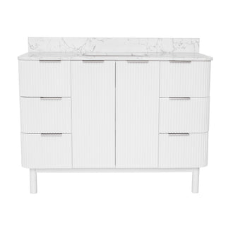 Utopia 48-inch Vanity with Engineered Marble Top