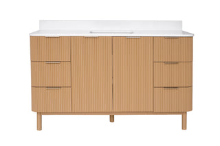 Utopia 60-inch Single Vanity with Engineered White Top