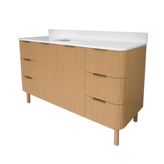 Utopia 60-inch Single Vanity with Engineered White Top