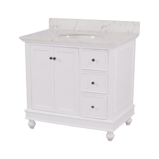 Bella 36-inch Vanity with Engineered Marble Top