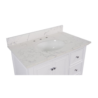 Bella 36-inch Vanity with Engineered Marble Top