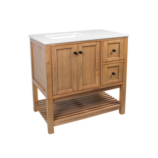 Lakeshore 36-inch Vanity with Engineered White Top