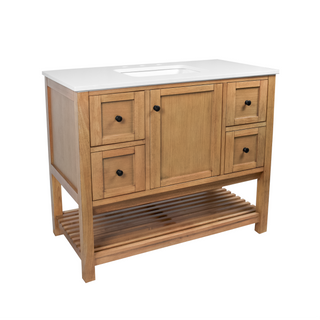 Lakeshore 42-inch Vanity with Engineered White Top