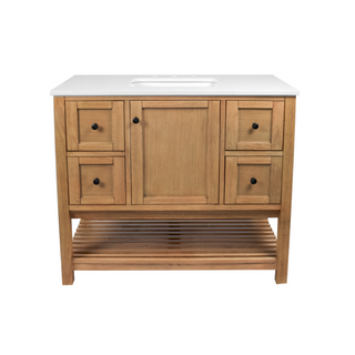 Lakeshore 42-inch Vanity with Engineered White Top