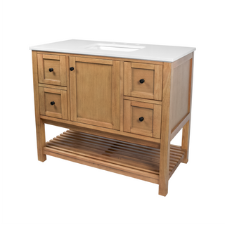 Lakeshore 42-inch Vanity with Engineered White Top