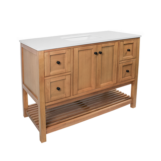 Lakeshore 48-inch Vanity with Engineered White Top