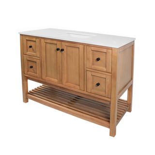 Lakeshore 48-inch Vanity with Engineered White Top