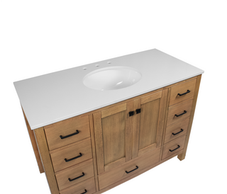 Horizon 48-inch Vanity with Engineered White Top