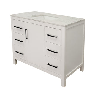 Copenhagen 42-inch Vanity with Engineered Marble Top