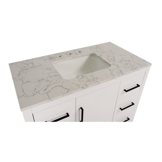 Copenhagen 42-inch Vanity with Engineered Marble Top