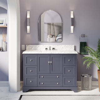 Madison 48-inch Vanity with Carrara Marble Top