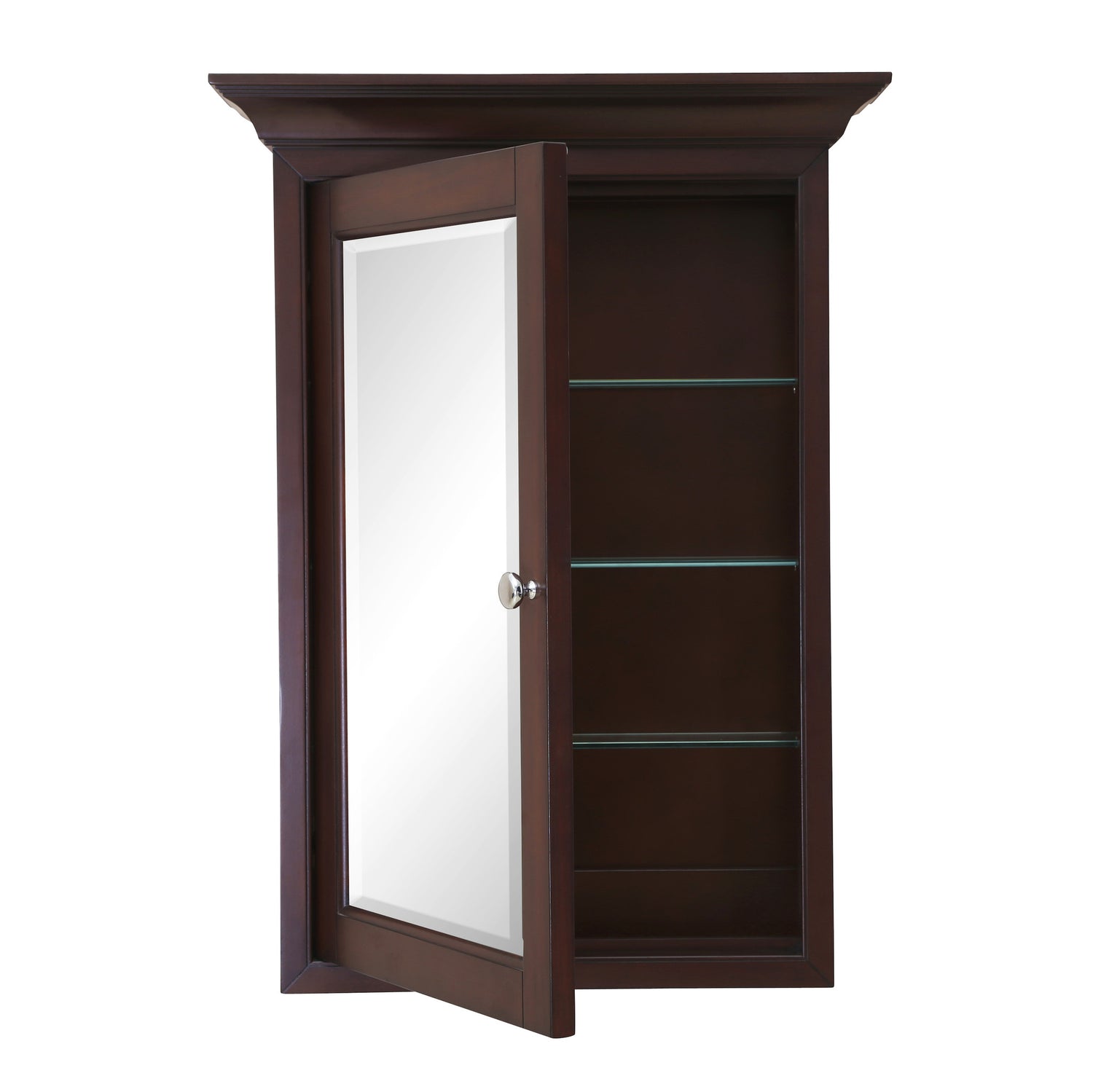 Newport Wall-Mounted Medicine Cabinet (Chocolate) – KitchenBathCollection