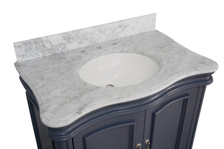 Ktaxon Modern 36 Inch Bathroom Vanity Set with Sink Ceramic Top