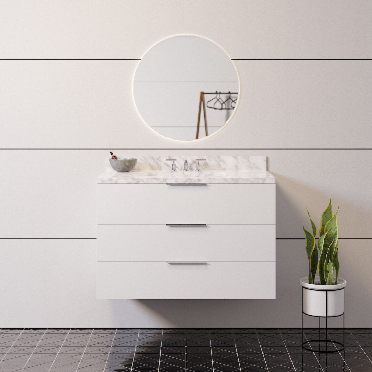 36 inch deals floating vanity